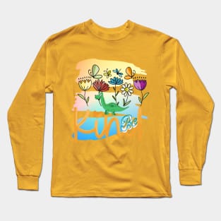 Sweet Dino Be kind Long Sleeve T-Shirt